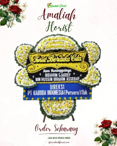 Papan Bunga Duka di Cikadu