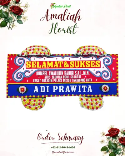 Karangan Bunga Ucapan Selamat di Cikadu